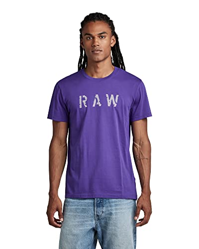 G-STAR RAW Herren RAW T-Shirt, Purpur (dk violet D22776-C506-5616), XS von G-STAR RAW