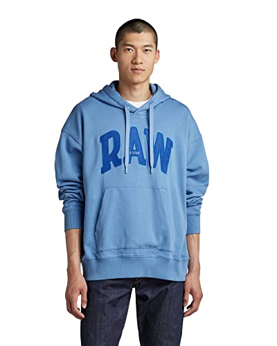 G-STAR RAW Herren RAW University Oversized Hoodie, Blau (deep wave D22759-B782-8803), XXL von G-STAR RAW