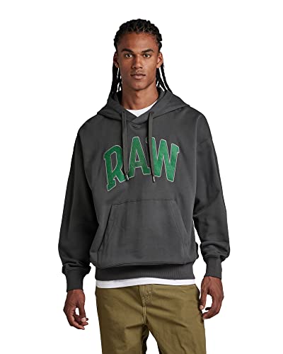 G-STAR RAW Herren RAW University Oversized Hoodie, Grau (cloack D22759-B782-5812), L von G-STAR RAW