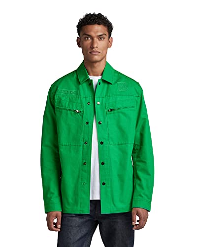 G-STAR RAW Herren RF Service Overshirt, Grün (jolly green D22933-D213-D608), XXL von G-STAR RAW