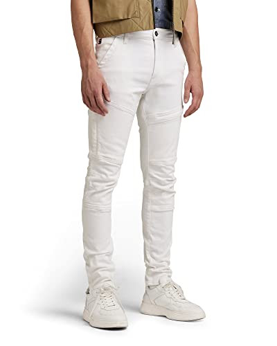 G-STAR RAW Herren Rackam Skinny Jeans, Weiß (white D06763-C267-110), 33W / 32L von G-STAR RAW