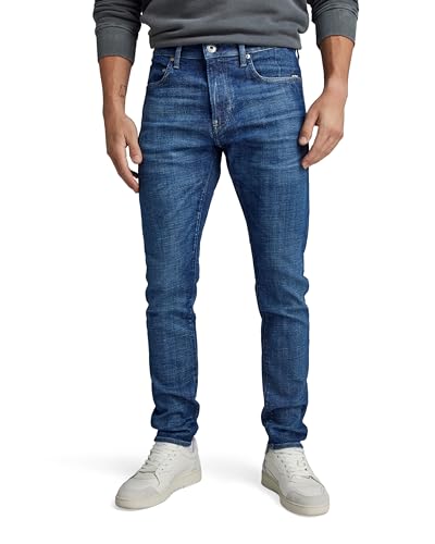 G-STAR RAW Herren Revend FWD Skinny Jeans, Blau (faded blue copen D20071-D441-G318), 33W / 32L von G-STAR RAW