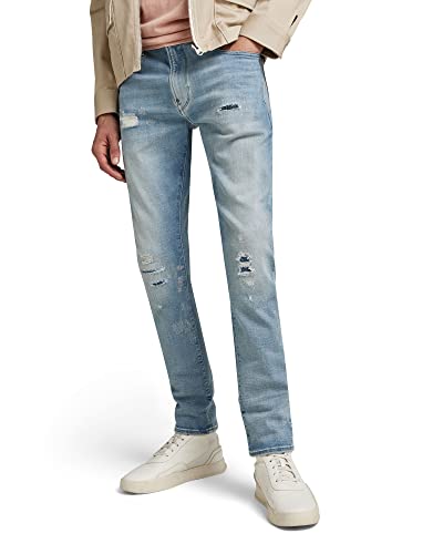 G-STAR RAW Herren Revend FWD Skinny Jeans, Blau (sun faded denver restored D20071-C051-G021), 29W / 34L von G-STAR RAW