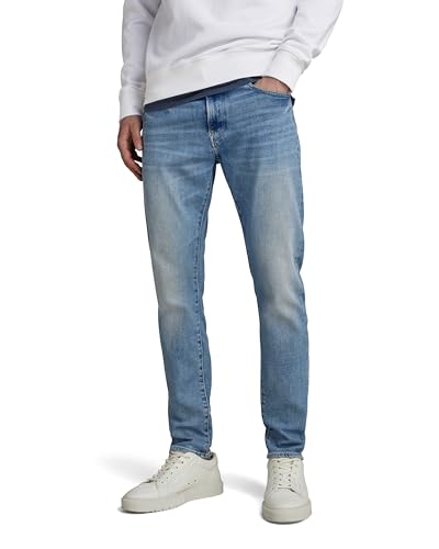 G-STAR RAW Herren Revend FWD Skinny Jeans, Blau (sun faded niagara D20071-C051-D898), 34W / 36L von G-STAR RAW