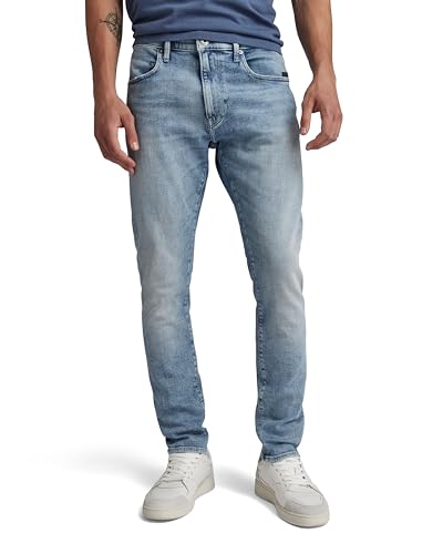 G-Star RAW Herren Revend FWD Skinny Jeans, Blau (Sun Faded nubay Blue D20071-D441-G343), 30W / 34L von G-STAR RAW