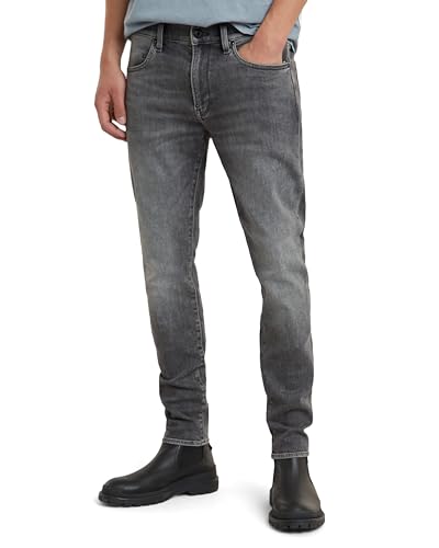 G-STAR RAW Herren Revend FWD Skinny Jeans, Grau (faded grey neblina D20071-D535-G324), 31W / 32L von G-STAR RAW