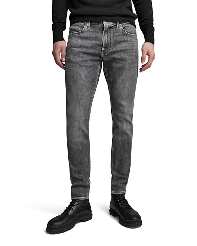 G-Star RAW Herren Revend FWD Skinny Jeans, Grau (Faded Odyssey Grey D20071-D535-G317), 32W / 34L von G-STAR