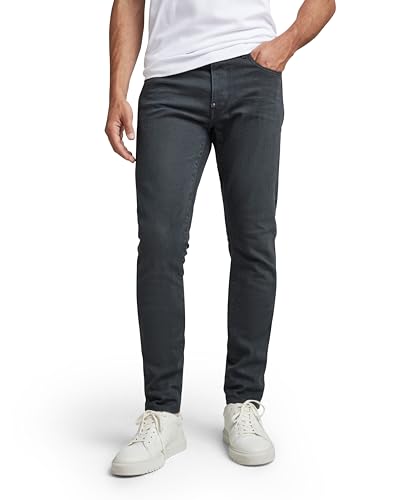 G-STAR RAW Herren Revend FWD Skinny Jeans, Grau (worn in tornado D20071-D185-D353), 28W / 32L von G-STAR RAW