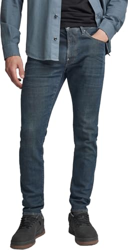 G-Star RAW Herren Revend FWD Skinny Jeans, Grau (Worn in Tornado D20071-D440-D353), 32W / 34L von G-STAR
