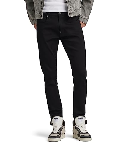 G-STAR RAW Herren Revend Skinny Jeans, Schwarz (pitch black 51010-B964-A810), 28W / 30L von G-STAR RAW