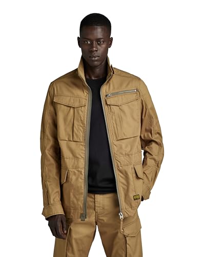 G-STAR RAW Herren Rovic Slim Field Jacke, Braun (dk fawn D24282-D389-7172), XXL von G-STAR RAW