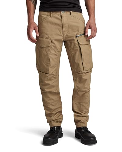 G-STAR RAW Herren Rovic Zip 3D Regular Tapered Hose, Braun (dk fawn D02190-D213-7172), 36W / 36L von G-STAR RAW