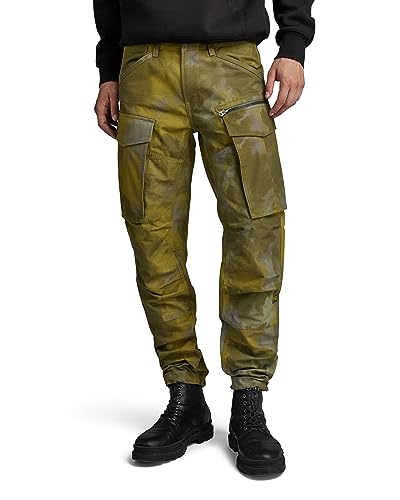 G-STAR RAW Herren Rovic Zip 3D Regular Tapered Hose, Mehrfarben (tobacco blurry camo D02190-D326-G143), 27W / 30L von G-STAR RAW