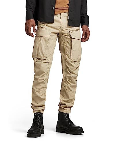 G-STAR RAW Herren Rovic Zip 3D Regular Tapered Hose, Beige (spray green gd D02190-D388-D847), 28W / 32L von G-STAR RAW