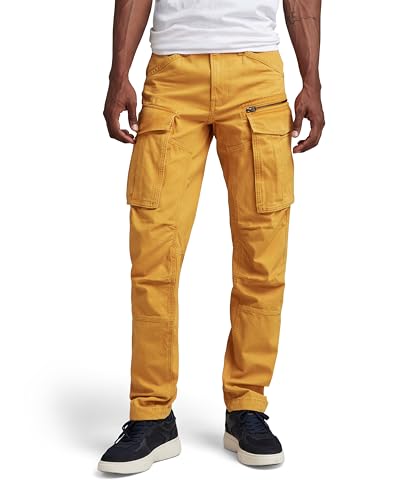 G-STAR RAW Herren Rovic Zip 3D Regular Tapered Hose, Gelb (dull yellow D02190-C961-1213), 28W / 32L von G-STAR RAW