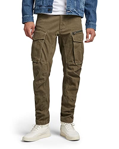 G-STAR RAW Herren Rovic Zip 3D Regular Tapered Hose, Grün (shadow olive D02190-C893-B230), 27W / 30L von G-STAR RAW