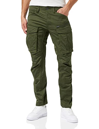 G-STAR RAW Herren Rovic Zip 3D Regular Tapered Hose, Grün (dk bronze green D02190-5126-6059), 28W / 30L von G-STAR RAW