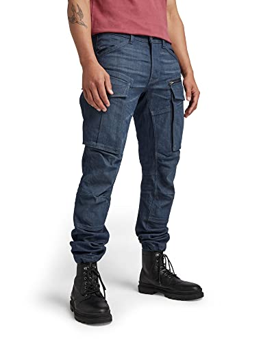 G-STAR RAW Herren Rovic Zip 3D Regular Tapered Hose, Schwarz (worn in leaden D02190-C922-C776), 28W / 30L von G-STAR RAW