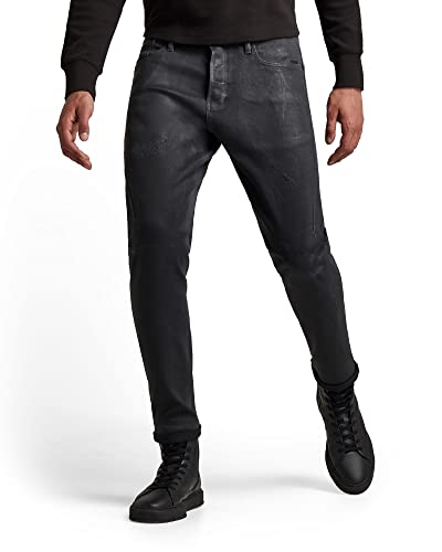 G-STAR RAW Herren Scutar 3D Tapered Jeans, Grau (magma cobler restored D17711-B479-C789), 33W / 34L von G-STAR RAW