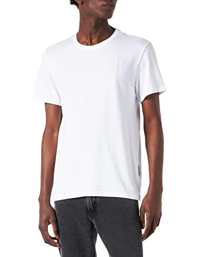 G-STAR RAW Herren Shield Chest High Density T-Shirt, Weiß (white D22386-336-110), XL von G-STAR RAW