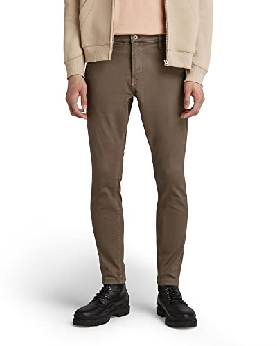 G-STAR RAW Herren Skinny Chino, Braun (turf gd D16985-C106-C982), 27W / 32L von G-STAR RAW