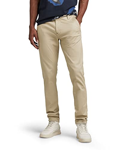 G-STAR RAW Herren Skinny Chino 2.0, Beige (spray green D21974-C105-D606), 29W / 30L von G-STAR RAW