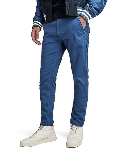 G-STAR RAW Herren Skinny Chino 2.0, Blau (rank blue D21974-C105-868), 28W / 32L von G-STAR RAW