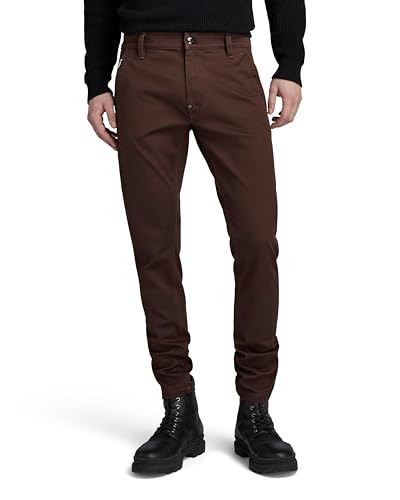 G-STAR RAW Herren Skinny Chino 2.0, Braun (coffee bean D21974-C105-D311), 29W / 30L von G-STAR RAW