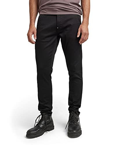 G-STAR RAW Herren Skinny Chino 2.0, Schwarz (dk black D21974-C105-6484), 35W / 32L von G-STAR RAW