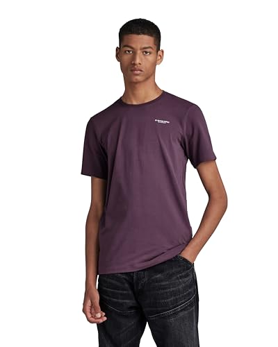 G-STAR RAW Herren Slim Base T-Shirt, Purpur (lt maze D19070-C723-8880), M von G-STAR RAW