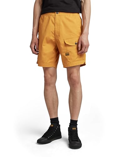 G-STAR RAW Herren Sport Trainer Shorts, Gelb (dull yellow D21039-D384-1213), 30 von G-STAR RAW