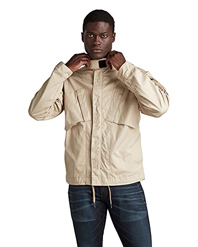 G-STAR RAW Herren Sporty Slanted Pocket Indoor Jacke, Beige (westpoint khaki D19650-9706-C531), XL von G-STAR RAW