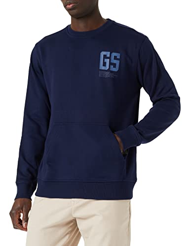 G-STAR RAW Herren Stitch Pocket Sweatshirt, Blau (warm sartho D19873-A613-C423), XS von G-STAR RAW