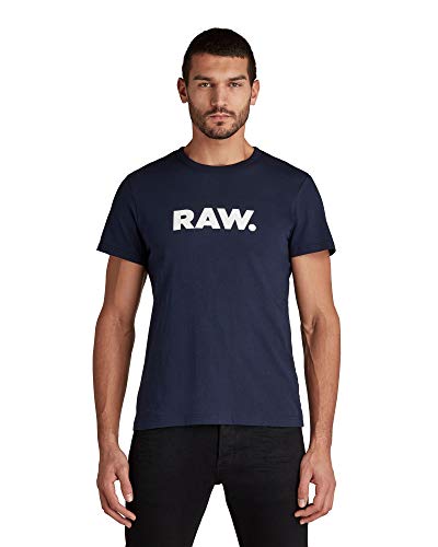 G-STAR RAW Herren Holorn T-Shirt, Blau (sartho blue D08512-8415-6067), XL von G-STAR RAW