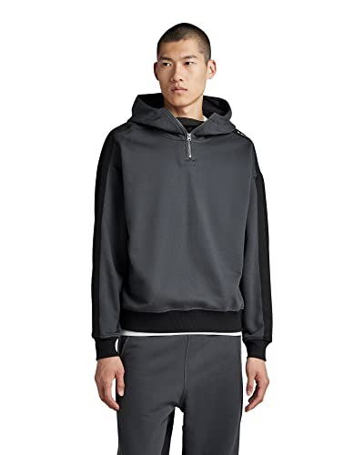 G-STAR RAW Herren Tape Color Block Loose Half Zip Hoodie von G-STAR
