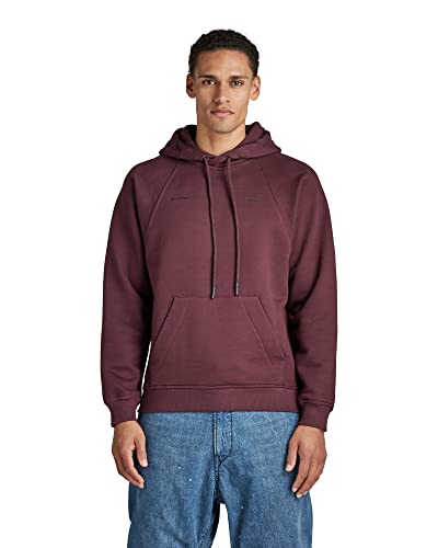 G-STAR RAW Herren Tape Raglan Loose Hoodie, Purpur (vineyard wine D22325-C988-D303), M von G-STAR RAW