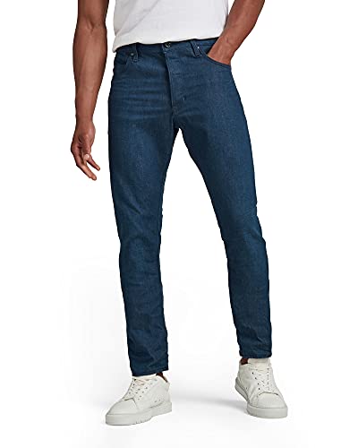 G-STAR RAW Herren Triple A Regular Straight Jeans, Blau (3d raw denim D19161-C829-1241), 28W / 32L von G-STAR RAW