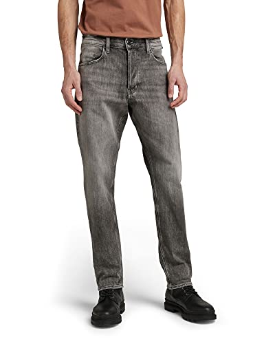 G-STAR RAW Herren Triple A Regular Straight Jeans, Grau (faded carbon D19161-C909-C762), 33W / 30L von G-STAR RAW