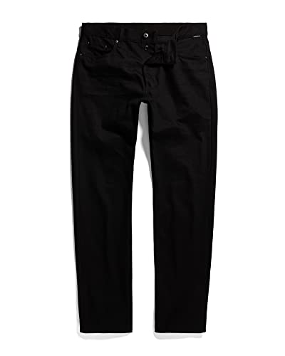 G-STAR RAW Herren Triple A Regular Straight Jeans, Schwarz (pitch black D19161-D291-A810), 30W / 30L von G-STAR RAW