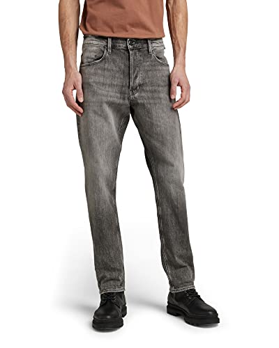 G-STAR RAW Herren Triple A Regular Straight Jeans, Grau (faded carbon D19161-C909-C762), 31W / 34L von G-STAR RAW