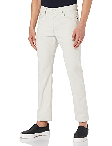 G-STAR RAW Herren Triple A Regular Straight Jeans, Beige (Ecru D19161-C777-159), 35W / 32L von G-STAR RAW