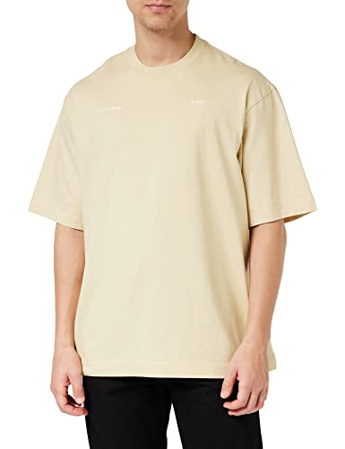 G-STAR RAW Herren Unisex Boxy Base T-Shirt, Beige (postbag D23218-C336-1868), L von G-STAR RAW