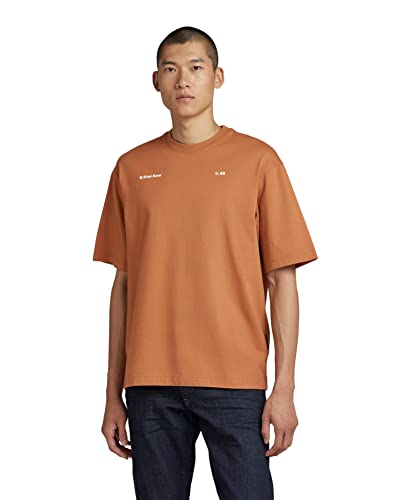 G-STAR RAW Herren Unisex Boxy Base T-Shirt, Braun (Chipmunk D23218-C336-3886), L von G-STAR RAW