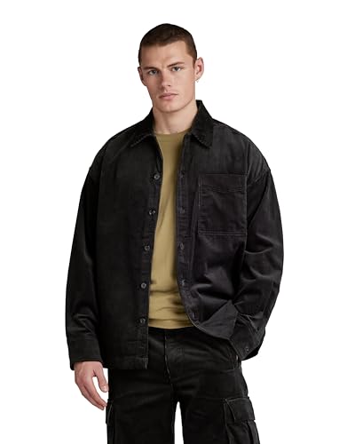 G-Star RAW Men's Shirts Unisex Boxy Fit Shirt, Schwarz (dk Black D23007-D405-6484), XXL von G-Star RAW