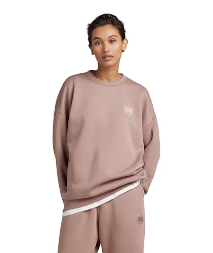 G-STAR RAW Herren Unisex Core Loose Sweatshirt, Braun (Chocolate Berry D23223-C235-B113), XL von G-STAR RAW