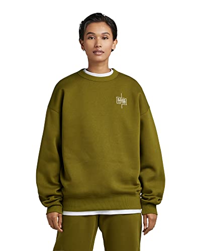 G-STAR RAW Herren Unisex Core Loose Sweatshirt, Grün (Avocado D23223-C235-D612), M von G-STAR