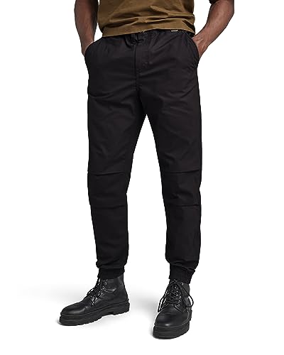 G-STAR RAW Herren Unisex Trainingshose RCT , Schwarz (dk black D21973-D387-6484), 36 von G-STAR RAW