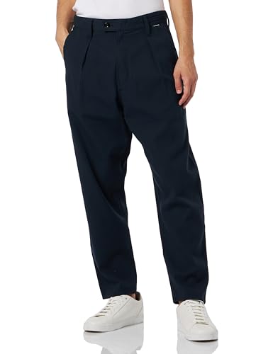 G-STAR RAW Herren Unisex Pleated Chino Relaxed, Blau (Salute D20147-D401-C742), 32W / 34L von G-STAR RAW