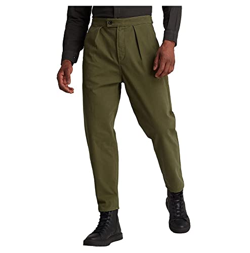 G-STAR RAW Herren Pleated Relaxed Chino Hose von G-STAR