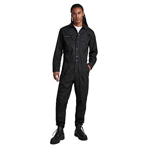 G-STAR RAW Herren Unisex Worker Overall, Schwarz (dk black D22874-D387-6484), M von G-STAR RAW